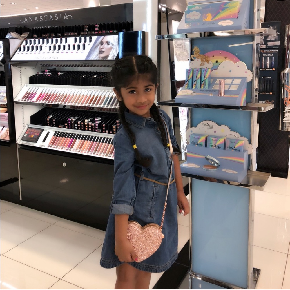 Carters faded denim dress